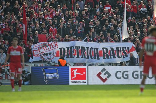 VfB-Präsident Wolfgang Dietrich: Reichlich Wirbel vor der Mitgliederversammlung Foto: Pressefoto Baumann