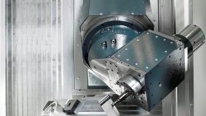Fräsroboter der Firma Heller in Nürtingen – Werkzeugmaschinen sind eines des Aushängeschilder der Industrie in Baden-Württemberg Foto: Heller