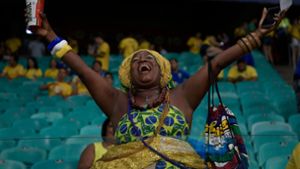 Farbenprächtig und gut gelaunt: Die Fans feiern ihre Mannschaften bei de Copa América. Foto: AFP