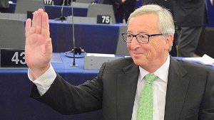 Der Präsident der Europäischen Kommission, Jean-Claude Juncker, im Europäischen Parlament in Strasbourg.  Foto: dpa
