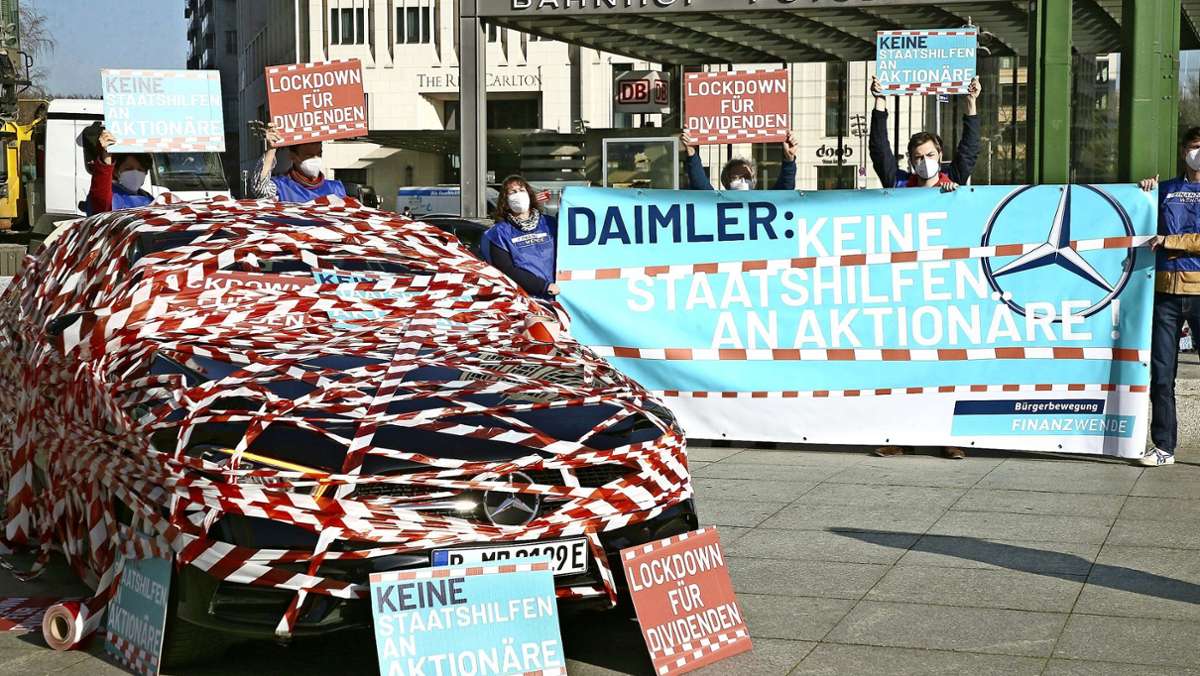 Hauptversammlung von Daimler: Daimler weist Kritik an Dividende zurück