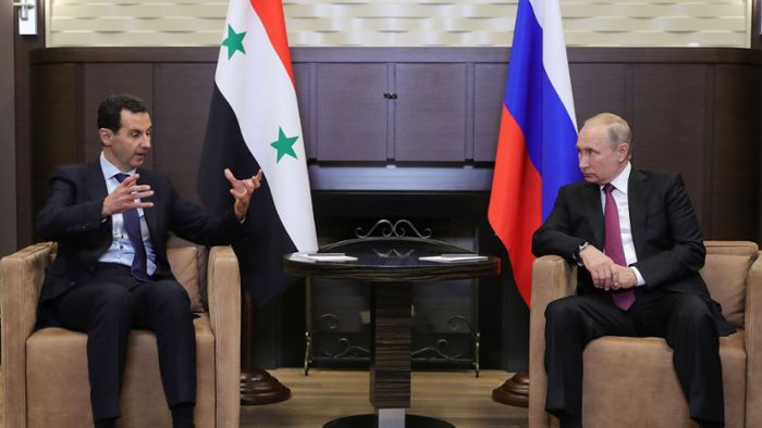 Syrischer Präsident Assad unangekündigt bei Putin