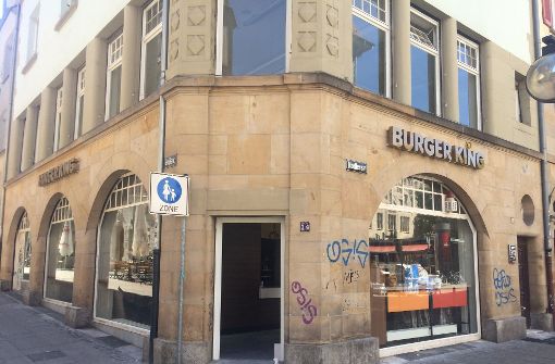 Die Burger-King-Filiale beim Hans-im-Glück-Brunnen in Stuttgart hat nur noch zweimal die Woche geöffnet. Foto: Sascha Maier