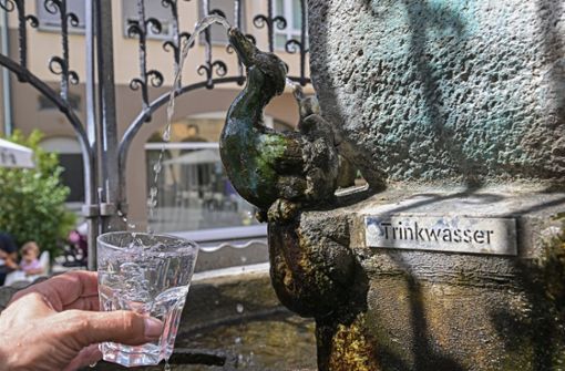 Trinkwasserbrunnen in Stuttgart. Foto: dpa/Bernd Weißbrod