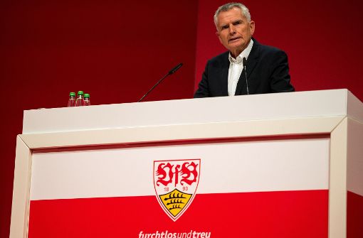 VfB-Präsident Wolfgang Dietrich Foto: dpa