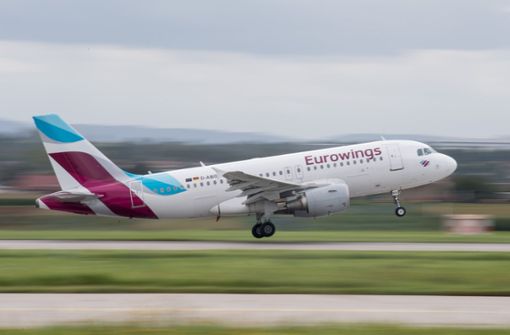 Eine Stuttgarterin hatte während des Sturmtiefs Ärger mit ihrem Eurowings-Flug  (Symbolbild). Foto: dpa