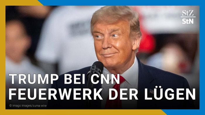 Trump verbreitet „Fake News“ bei CNN | US-Wahlkampf 2024