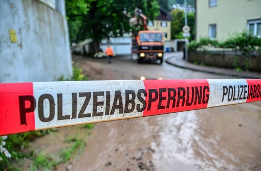 In Schwäbisch Gmünd mussten einige Häuser evakuiert werden. Foto: SDMG