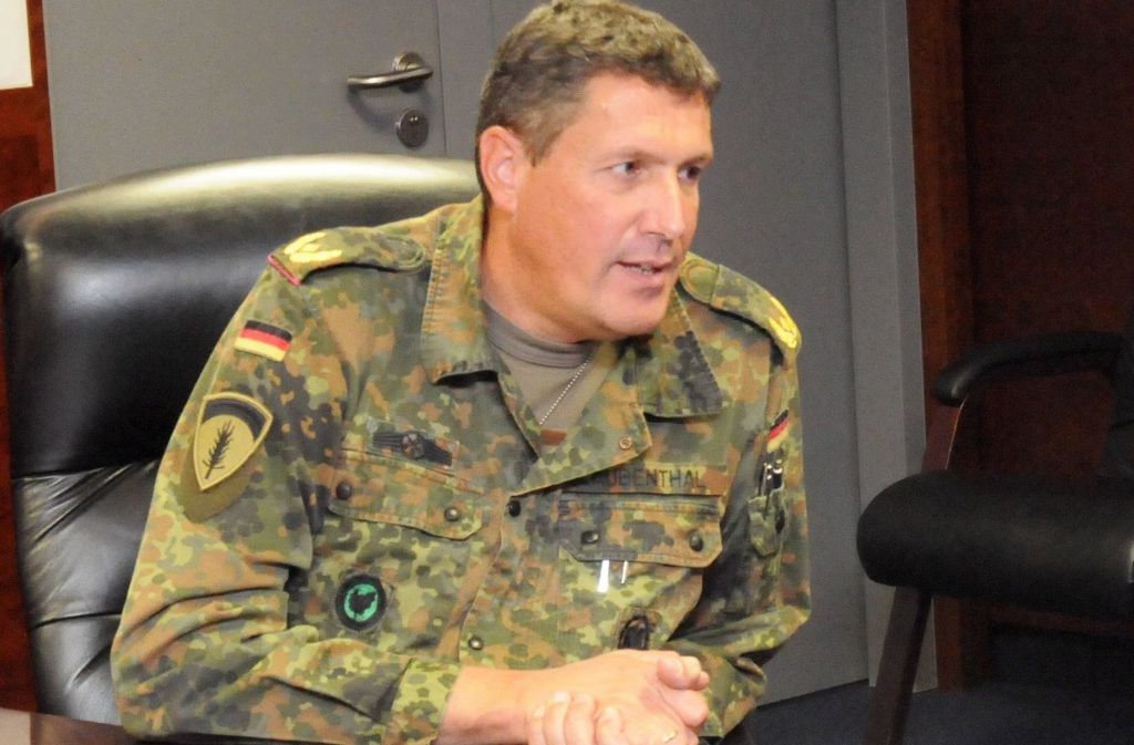 Brigadegeneral Markus Laubenthal Deutscher Bruckenkopf In Der Us Armee Politik Stuttgarter Nachrichten