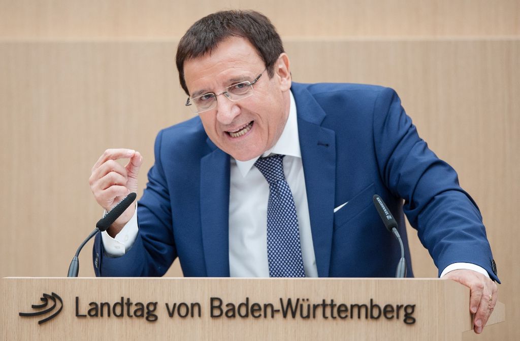 Wolfgang Reinhart, der CDU-Fraktionschef,  hat mit seinen Bemerkungen zur Schulpolitik den Ärger der Grünen auf sich gezogen. Foto: dpa