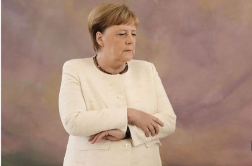 Angela Merkel hatte in der vergangen Wochen immer wieder mit Zitteranfällen zu kämpfen. Foto: Kay Nietfeld/dpa