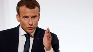 Emmanuel Macron ruft zu einer konsequenten Anwendung des neuen Anti-Terror-Gesetzes auf. Foto: AFP