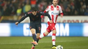 Robert Lewandowski überragte gegen Roter Stern Belgrad. Foto: AP/Darko Vojinovic