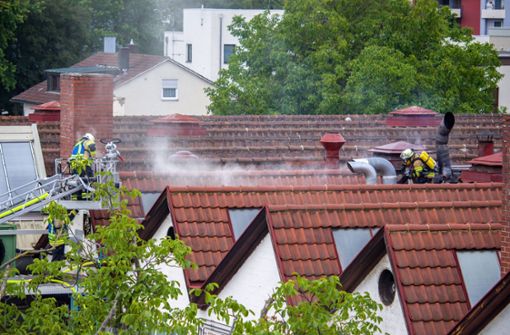 Ein Brand in Fellbach richtete am Montag großen Schaden an. Foto: 7aktuell.de/Max Kurrer