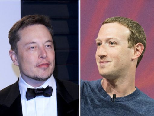 Elon Musk (li.) und Mark Zuckerberg planen weiterhin, in den Ring zu steigen. Foto: Frederic Legrand - COMEO/Shutterstock / Kathy Hutchins/Shutterstock.com