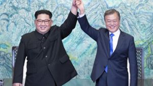 Südkoreas Präsident Moon trifft nordkoreanischen Machthaber Kim