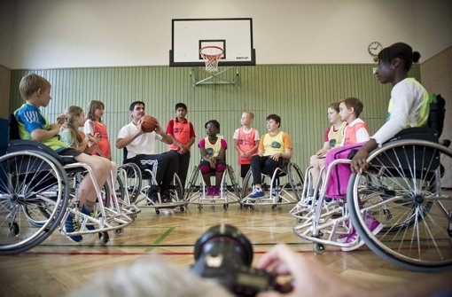 Beim Sport können Nichtbehinderte nachempfinden, wie Behinderte sich fühlen Foto: Max Kovalenko