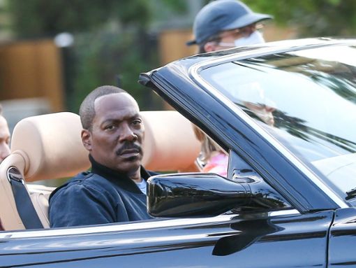 Eddie Murphy beim Dreh zu Beverly Hills Cop 4. Foto: imago/Cover-Images