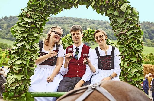 Der Fellbacher Herbst findet in diesem Jahr zum 70. Mal statt. Es werden mehr als 200 000 Besucher erwartet. Foto: StZ