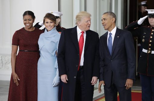 Barack Obama (rechts) gab Donald Trump anlässlich dessen Amtseinführung einige Worte mit auf den Weg. Foto: AP