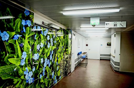 Für Patienten unsichtbar: die Tür der  Demenzstation am Bethesda Foto:Lg/ Piechowski Foto:  
