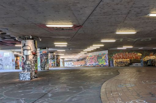 An der Hall of Fame in Bad Cannstatt können sich Graffiti-Künstler legal austoben. Dort entstehen immer wieder tolle Bilder. Foto: Annika Mayer