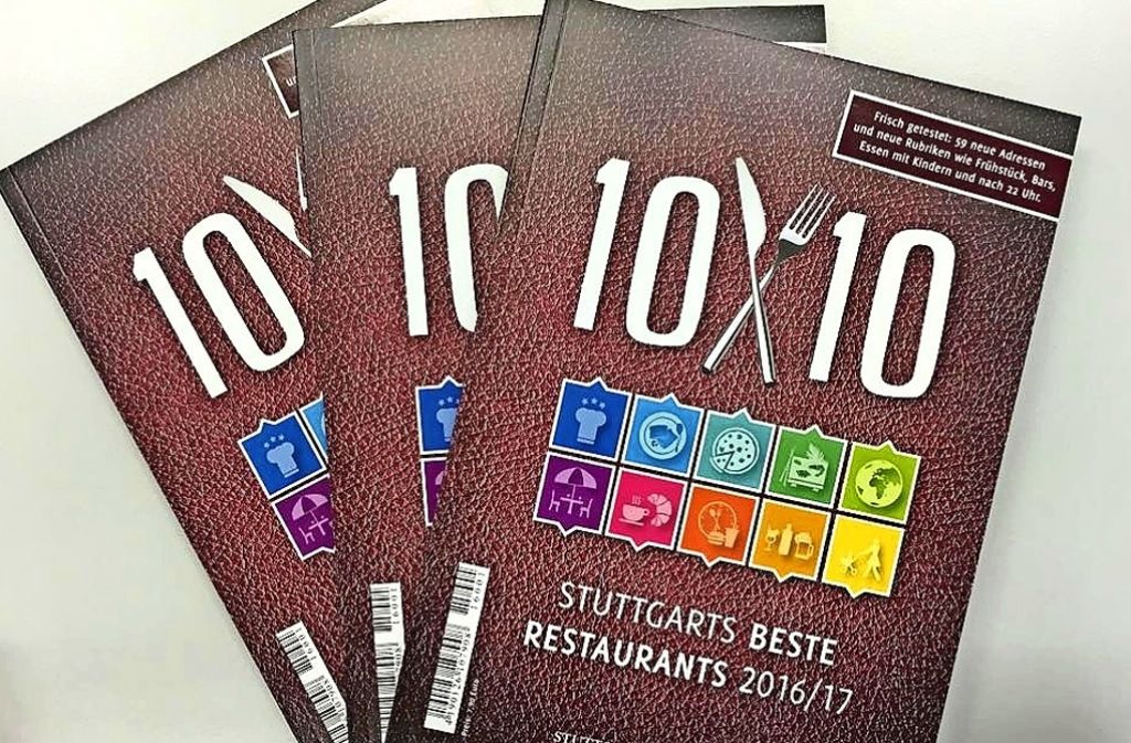 Der Gastroführer 10x10 versammelt Stuttgarts beste Restaurants. Foto: Lichtgut/Achim Zweygarth