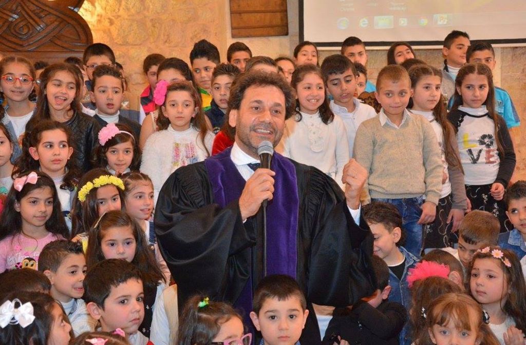 Pastor Haroutune Selimian kümmert sich mit der Unterstützung des Gustav-Adolf-Werks um seine syrischen Mitmenschen.