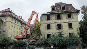 Haus in der Sängerstraße abgerissen
