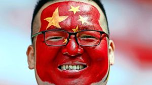 Ein chinesischer WM-Zuschauer: Immer mehr Gäste aus Fernost finden den Weg zur Fußball-WM. Foto: AP