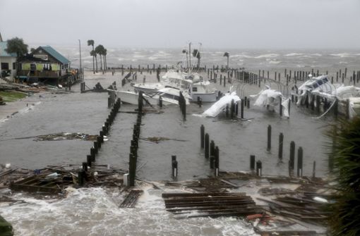 Der Hurrikan hinterlässt ein Bild der Verwüstung. Foto: Tampa Bay Times/AP
