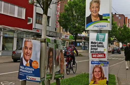 Am 25. Mai haben die Stuttgarter wieder die Wahl. Sie bestimmen dann, wer während der nächsten fünf Jahre auf den 60 Sitzen im Gemeinderat Platz nimmt. Foto: Alexandra Kratz