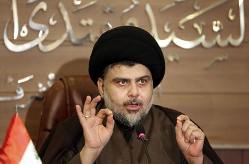 Der schiitische Geistliche Muktada al-Sadr. Foto: AP