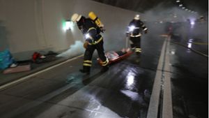 100 Rettungskräfte üben im Darmsheimer Tunnel