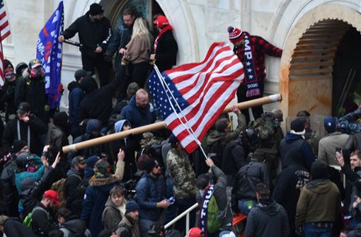 Trump-Anhänger stürmten am Mittwoch das Kapitol Foto: dpa/Essdras M. Suarez