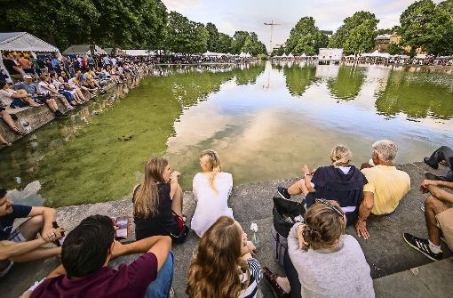 Beim alljährlichen Sommerfest im August ist der Eckensee ein beliebter Treffpunkt. Foto: dpa