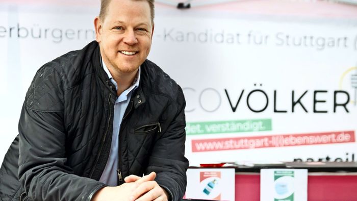 Stuttgarter OB-Kandidat Marco Völker zieht Klage zurück