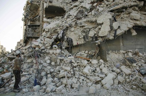 Syrien liegt in Schutt und Asche – und der Krieg tobt weiter. Foto: AFP