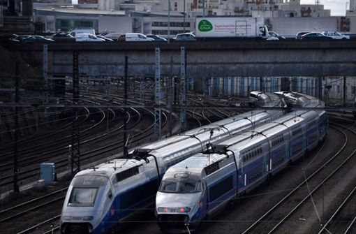 Bahnstreik in Frankreich wirkt sich auf Südwesten aus. Foto: AFP
