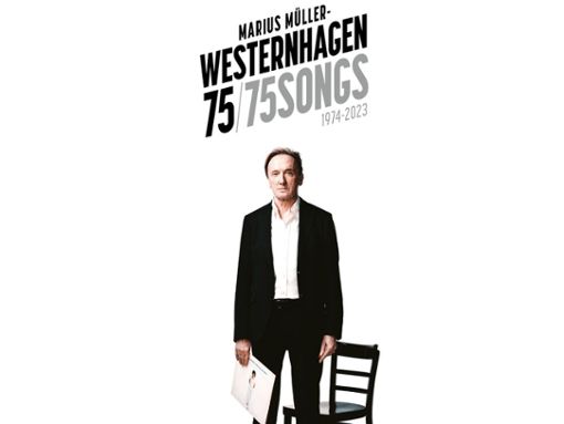 Das Cover von Westernhagen 75: Rock-Röhre Marius mit seinem Debütalbum Das erste Mal in der Hand. Foto: olafheinestudio/warnermusic