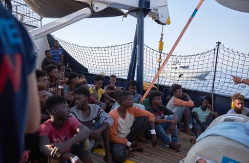 Das Schiff hatte 65 Migranten an Bord. Foto: Fabian Heinz/Sea-Eye/dpa