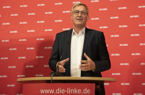Bernd Riexinger, der Vorsitzende der Linkspartei, gerät wegen seiner umstrittenen Äußerung auf einem Strategiekongress seiner Partei in Bedrängnis. Foto: dpa/Paul Zinken