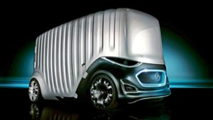 Der fahrerlose Van bietet mehr Platz für Paletten oder Pakete. Foto: Daimler