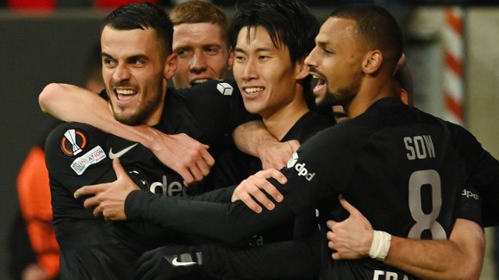 Eintracht Frankfurt stürmt mit Sieg an die Gruppenspitze
