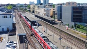 Am Ludwigsburger Bahnhof herrscht derzeit Stillstand. Foto: Archiv (Werner Kuhnle)
