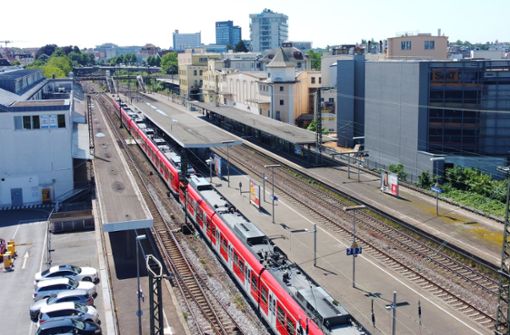 Am Ludwigsburger Bahnhof herrscht derzeit Stillstand. Foto: Archiv (Werner Kuhnle)