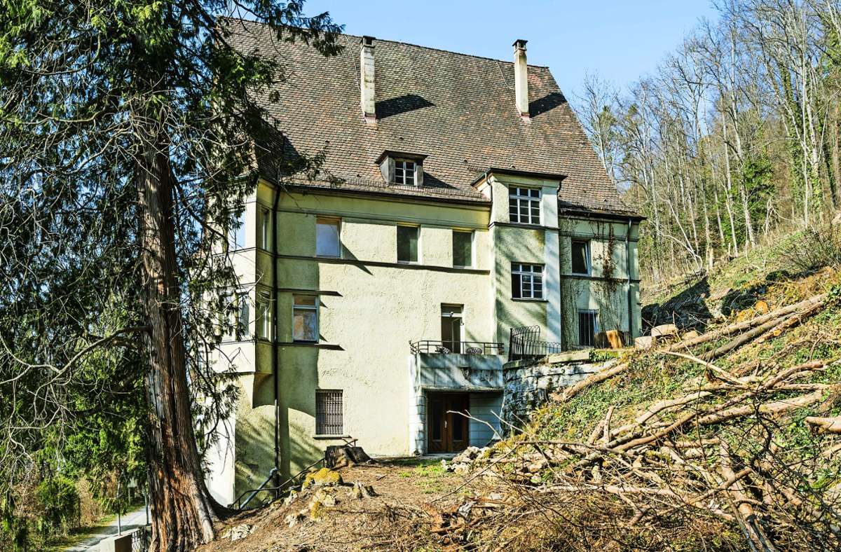 Das denkmalgeschützte Anwesen in Bad Niedernau wurde immer wieder umgebaut, zuletzt in den 1920er Jahren im expressionistischen Stil. Foto: Sichtlichmensch/Andreas Reiner