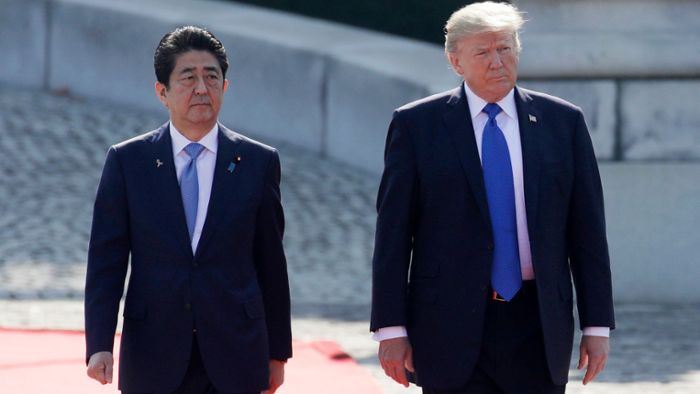 Trump und Abe üben weiter Druck auf Nordkorea aus