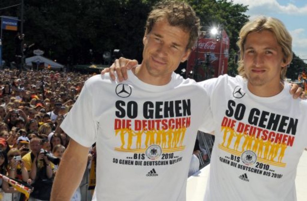 Nach René Adlers (rechts) Absage: Träumt Jens Lehmann heimlich von einer Rückkehr ins DFB-Tor?