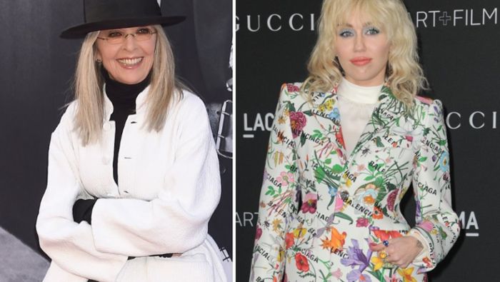 Diane Keaton ehrt neuen Song von Miley Cyrus mit besonderem Video